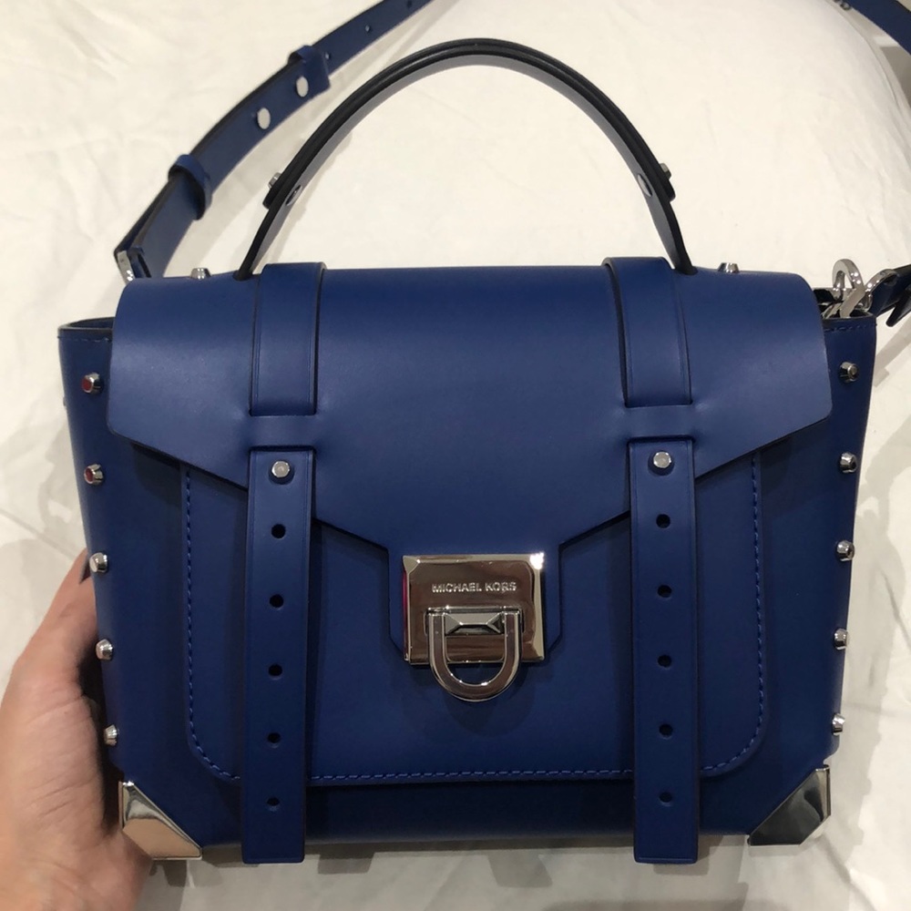 NEW Michael Kora Cobalt Blue Crossbody Bag
